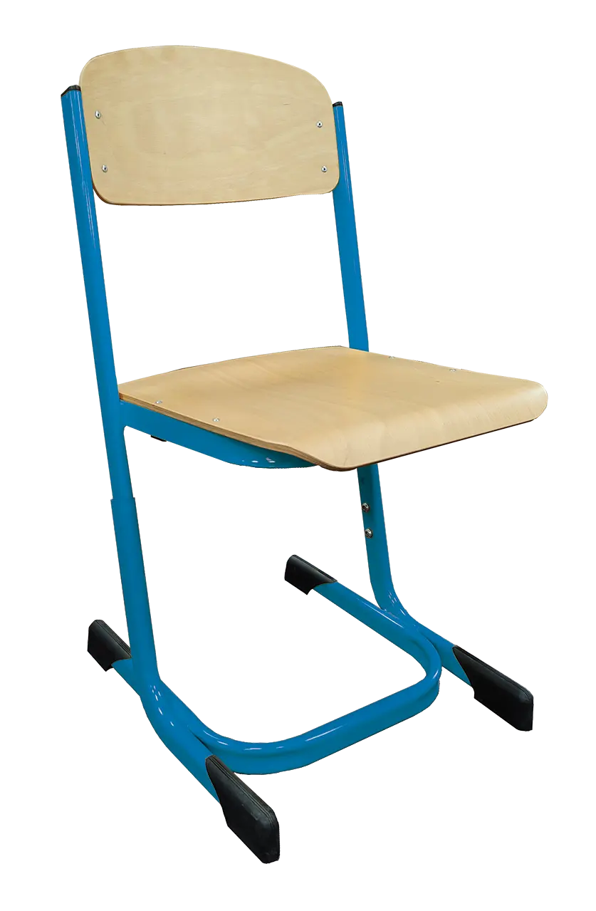 EDUARD židle student. stavitelná, velikost 5 - 7 RAL 5015 - modrá